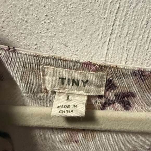 Anthropologie Tiny Floral Boho Peasant Blouse – Smocked Back Hem – Size L - Picture 3 of 5